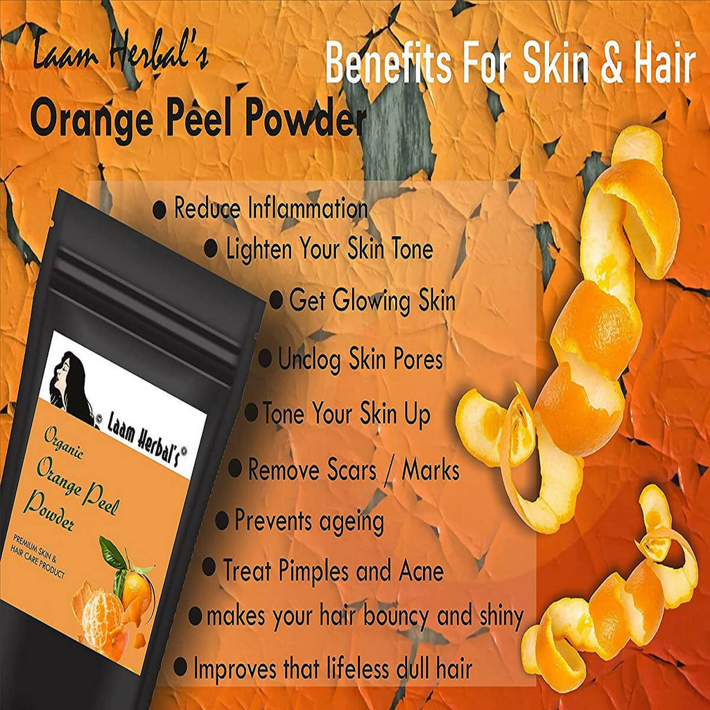 Laam Herbal's Rose Petal, Orange Peel, Multani Mitti, Aloe Vera, Neem Leaf, Sandalwood Powder | Grocsy