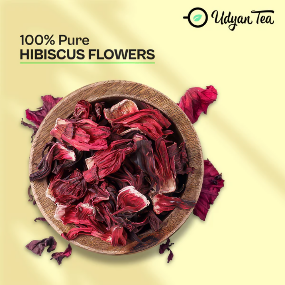Udyan Tea Hibiscus Pure Herbal Tea | Grocsy