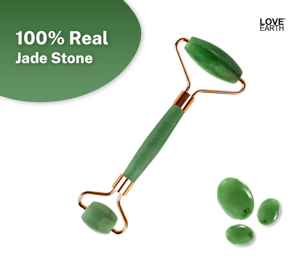 Love Earth Jade Face Roller | Grocsy