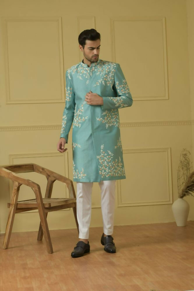The Refined Timeless Sherwani by Hilo Design | Grocsy