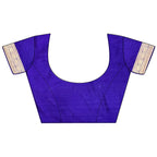 Joban Fashion Violet Floral & Ethnic Motifs Design Soft Silk Meenakari Banarasi Saree | Grocsy