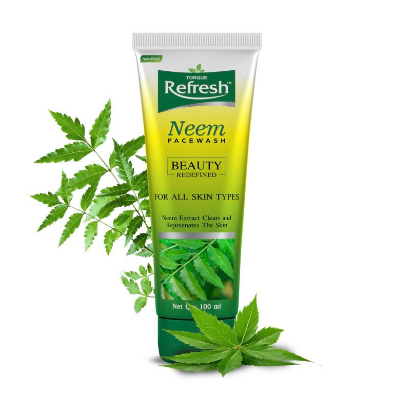 Torque's Refresh Neem Face Wash Cleanses And Soothes Skin | Grocsy
