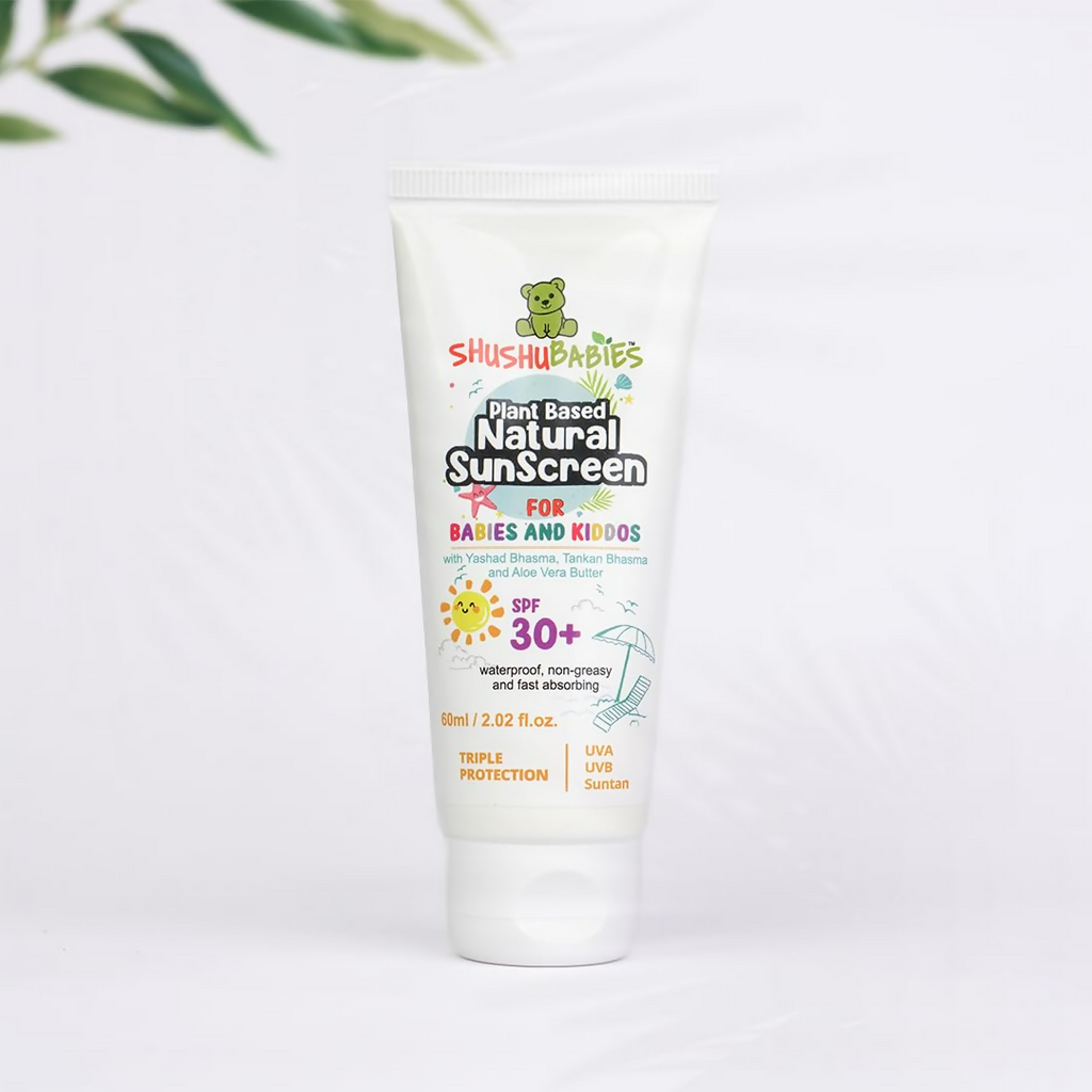 ShuShu Babies Sunscreen For Babies & Kids , SPF 30+ (under 0-12 Years) | Grocsy