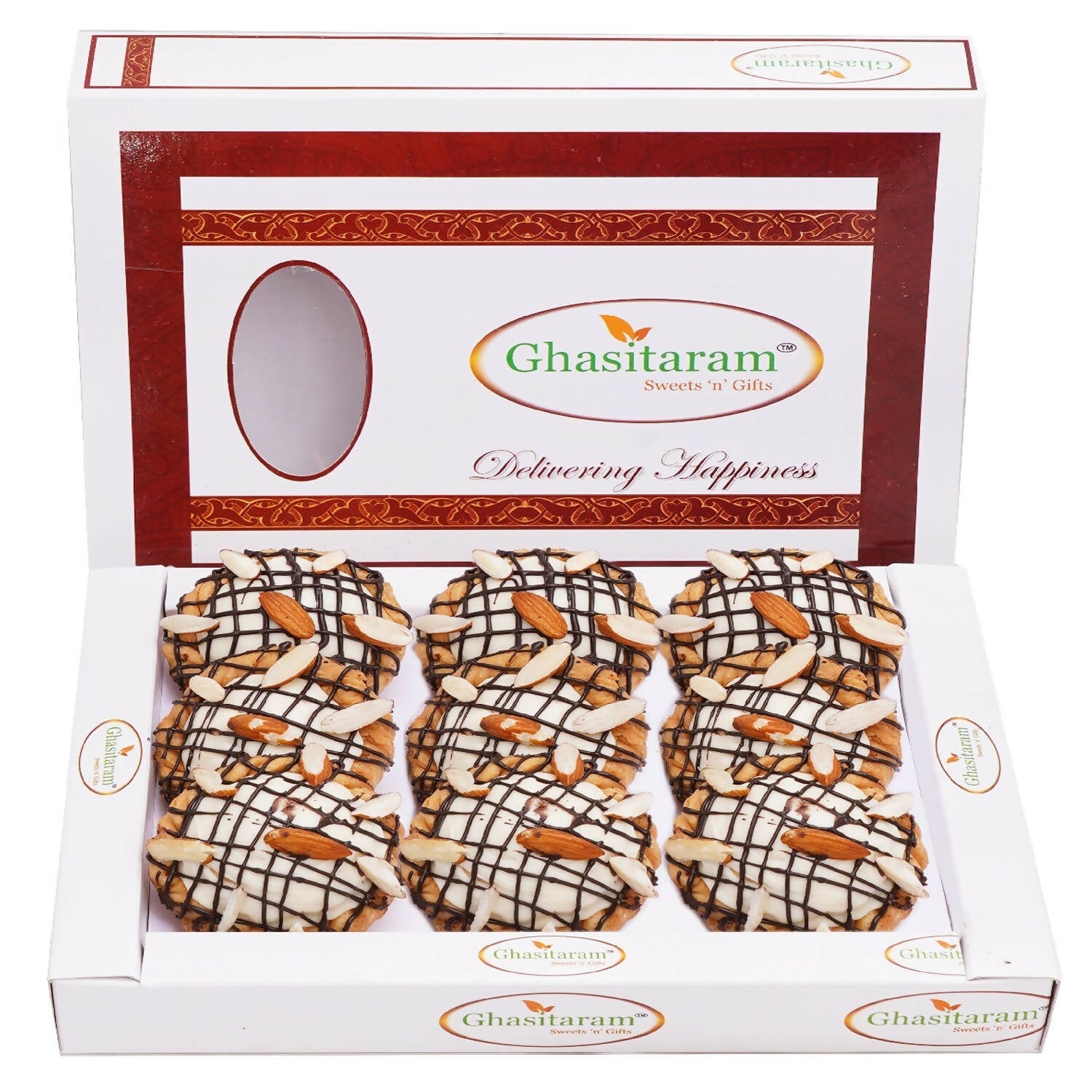 Ghasitaram Chocolate Filled Chandrakala | Grocsy