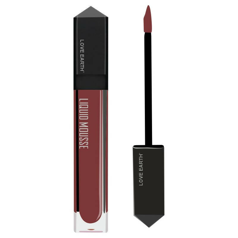 Love Earth Liquid Mousse Lipstick - Irish Coffee | Grocsy