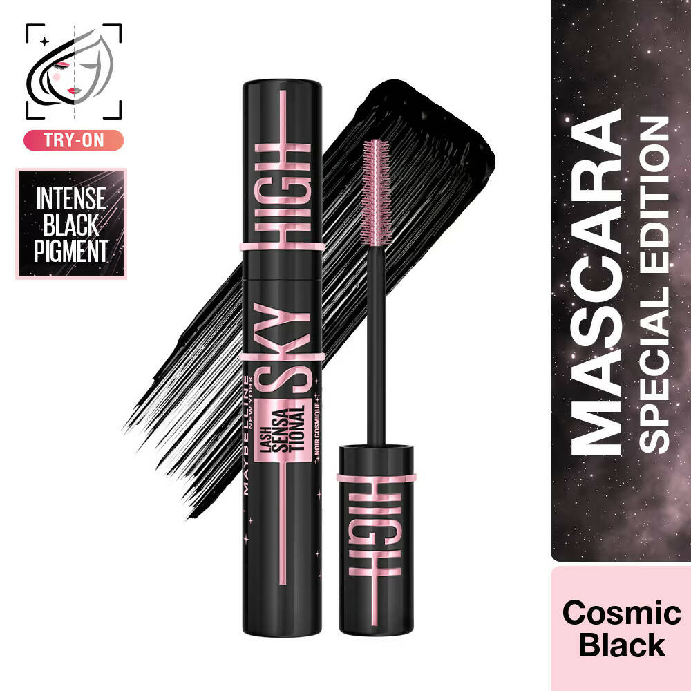 Maybelline New York Lash Sensational Sky High Waterproof Mascara - Cosmic Black | Grocsy