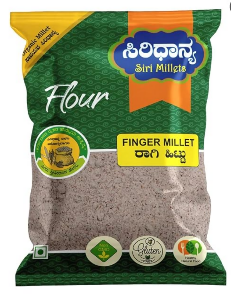 Siri Millets Organic Finger Millet Flour (Ragi Atta) | Grocsy