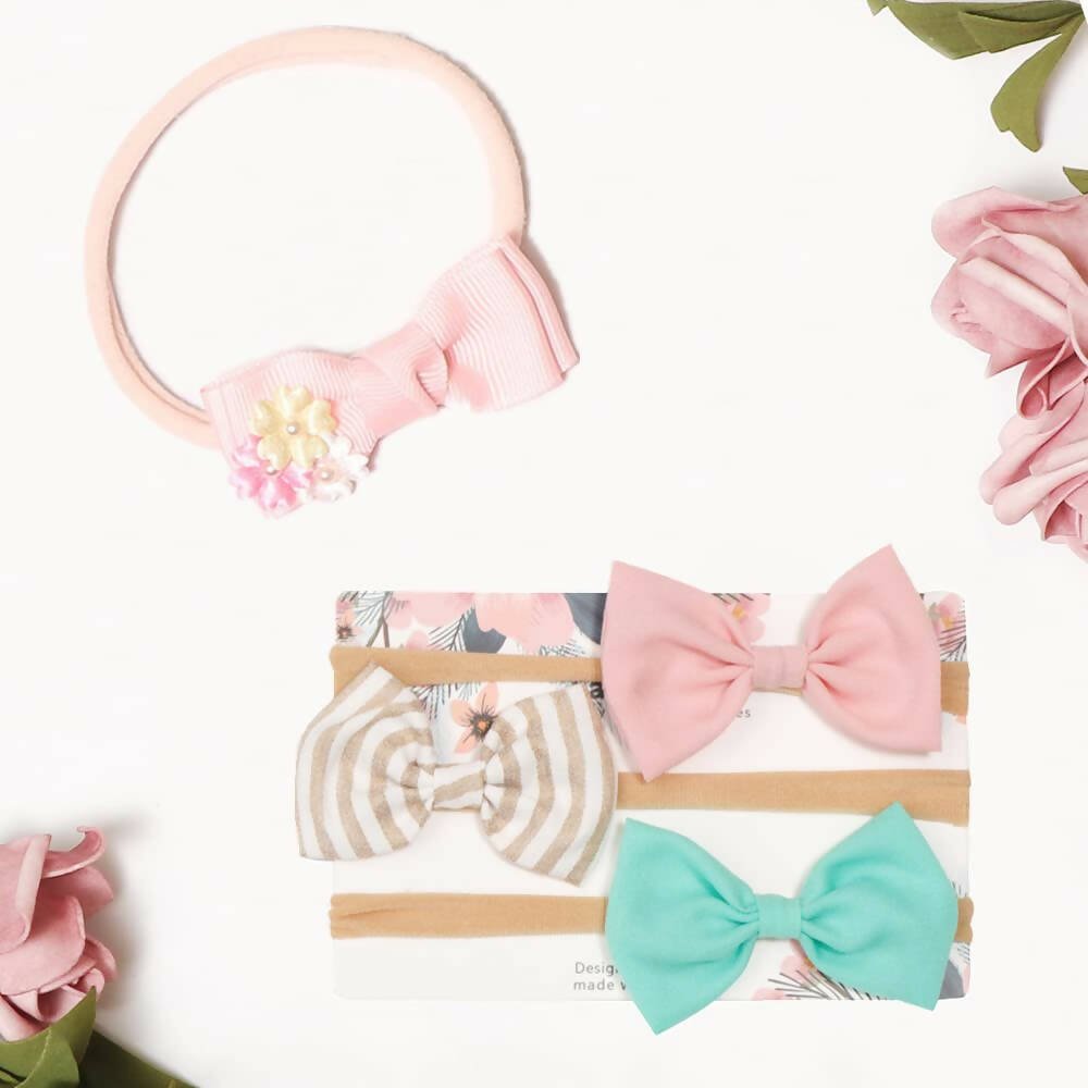 Anzailala Flower Headbands Elastic Floral Hair Band | Grocsy