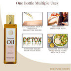 The Pure Story Natural Cold Pressed Oil for Hair & Skin with Seasame | Grocsy