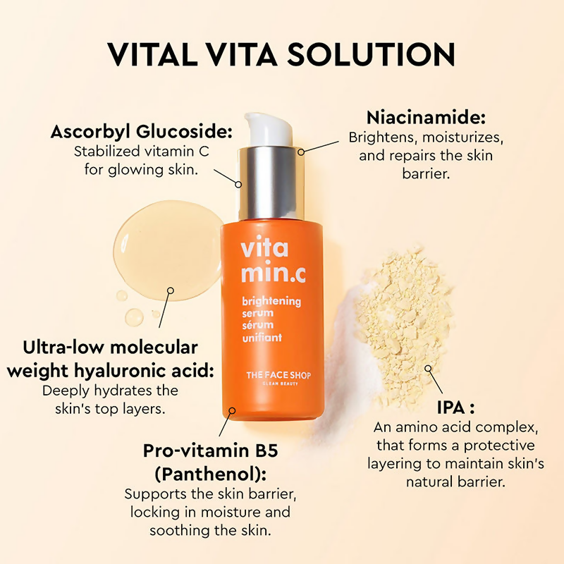 The Face Shop Vitamin C Brightening Serum | Grocsy