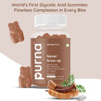 Purna Never Grow Up Glycolic Acid Gummies - Tamarind | Grocsy