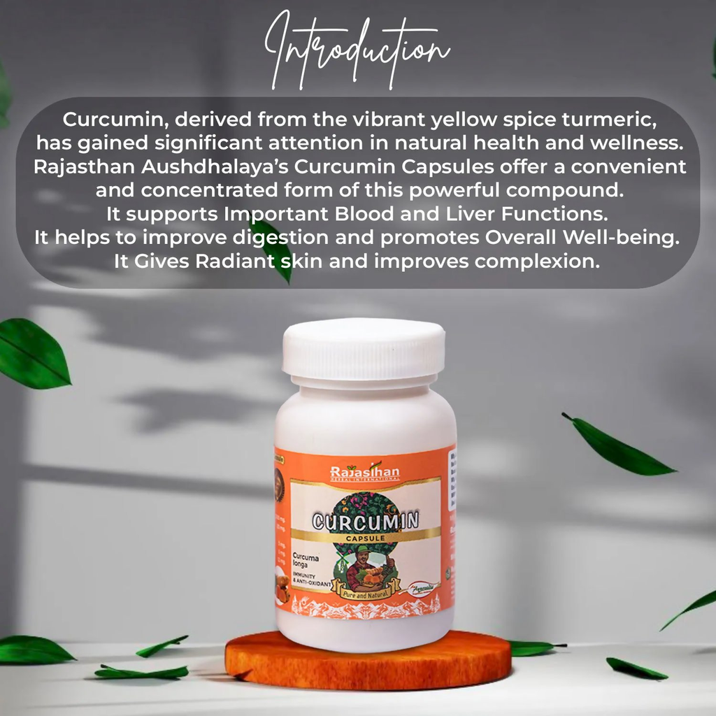 Rajasthan Herbals Curcumin Capsules | Grocsy