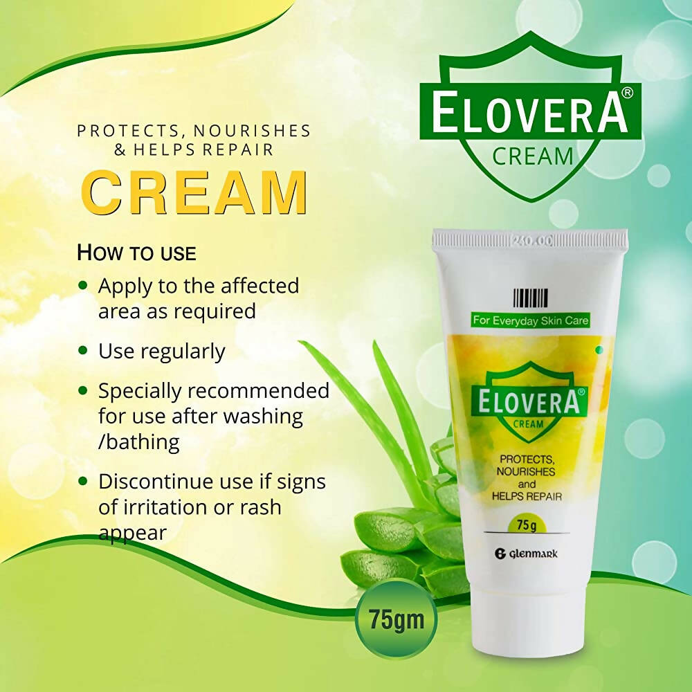 Glenmark Elovera Cream for Everyday Skin Care | Grocsy