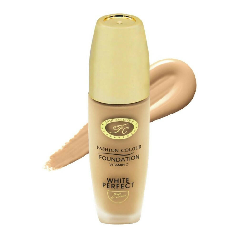Fashion Colour White Perfect Vitamin C Foundation-02 Rose Ivory (Medium To Fair) | Grocsy
