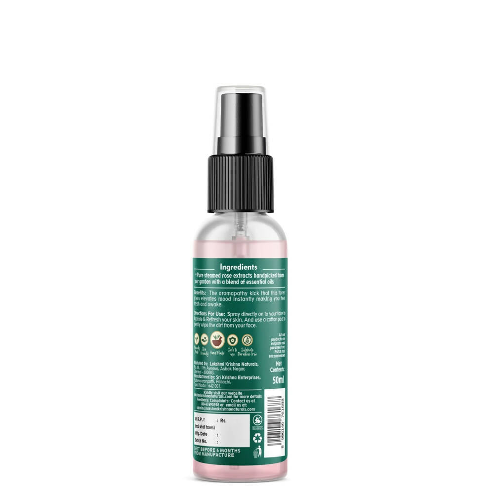 Lakshmi Krishna Naturals Wild Rose Toner | Grocsy