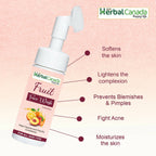 Herbal Canada Fruit Foaming Face Wash | Grocsy