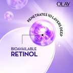Olay Retinol Kit For Overnight Repair - Serum With Free Cleanser | Grocsy