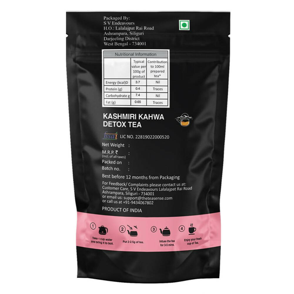 Tea Sense Kashmiri Kahwa Detox Green Tea | Grocsy