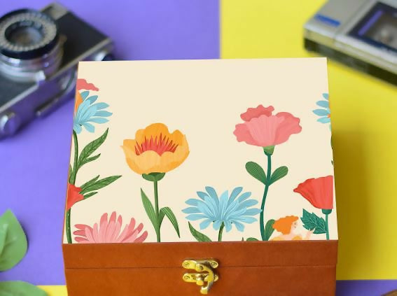 Collectibles India Wood Gift Box | Grocsy