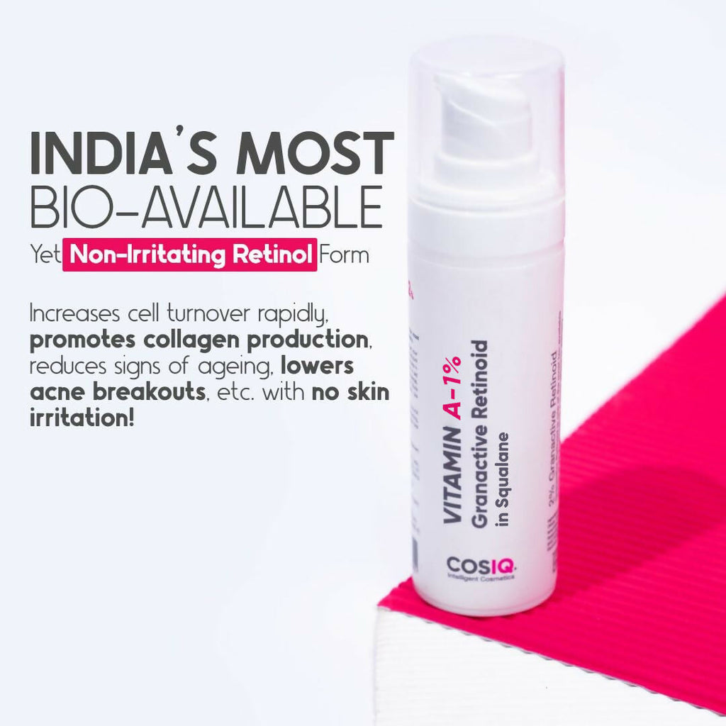 Cos-IQ Vitamin A-1% Granactive Retinoid in Squalane | Grocsy