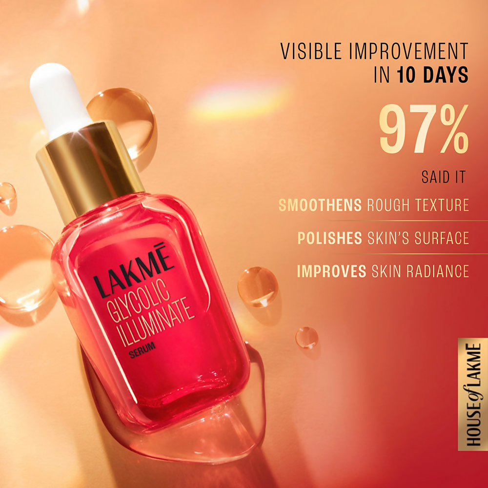 Lakme Glycolic Illuminate Serum | Grocsy