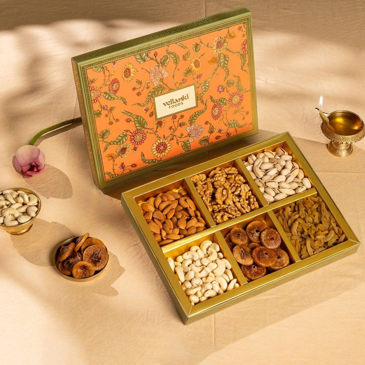 Vellanki Foods Dryfruit Gift Box | Grocsy