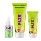 PLIX The Plant Fix Barrier Repair Combo Kit with Avocado Ceramide Moisture Rush Serum, Cleanser & Cream | Grocsy