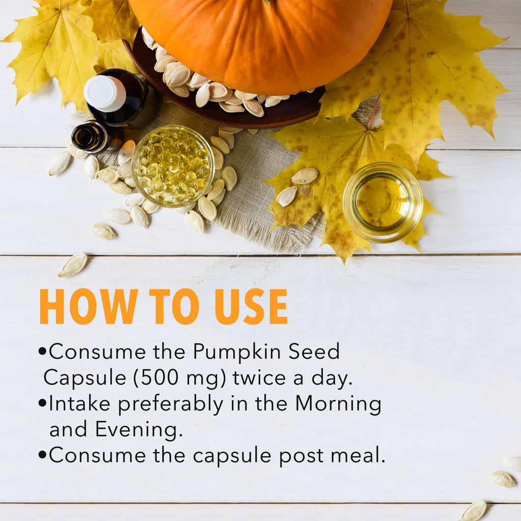 Nutriorg Pumpkin Seed Oil Soft Gel Capsules | Grocsy