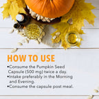 Nutriorg Pumpkin Seed Oil Soft Gel Capsules | Grocsy