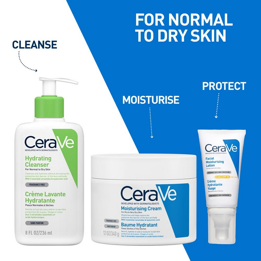CeraVe AM Facial Moisturizing Lotion With Sunscreen SPF 50 | Grocsy
