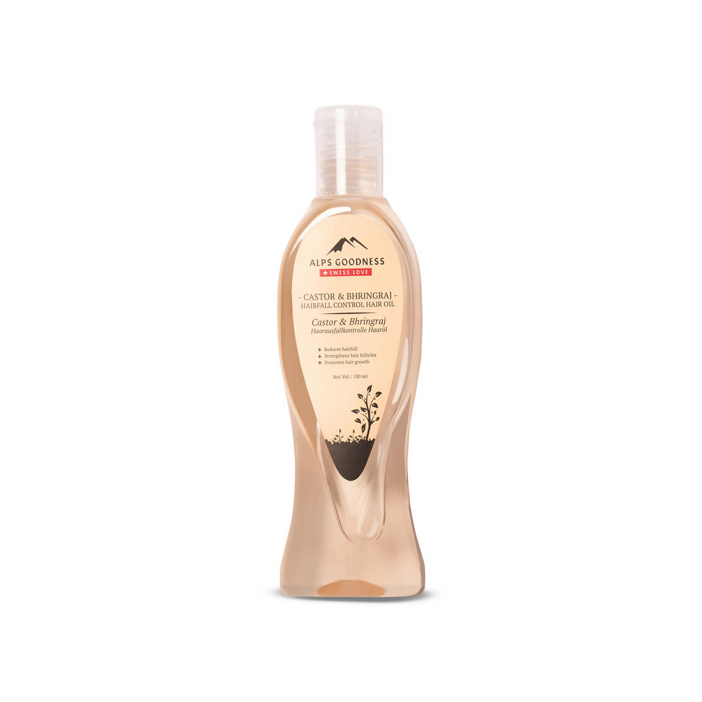 Alps Goodness Castor & Bhringraj Hairfall Control Hair Oil | Grocsy
