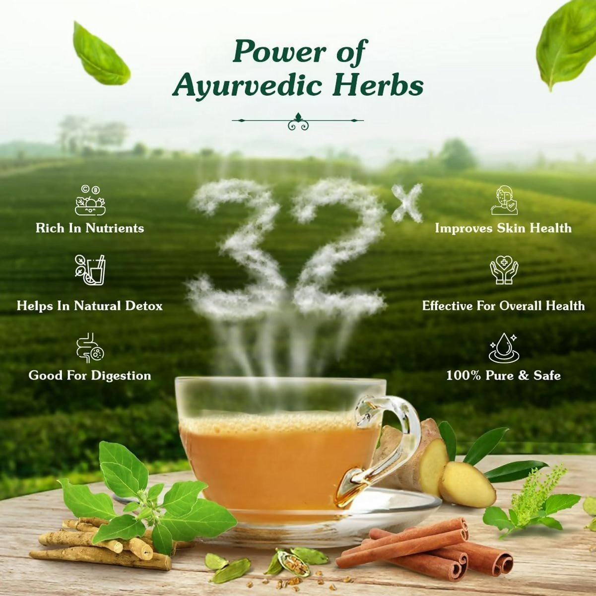 Jeena Sikho 32 Herbs Tea- Natural Body Detox Kahwa | Grocsy