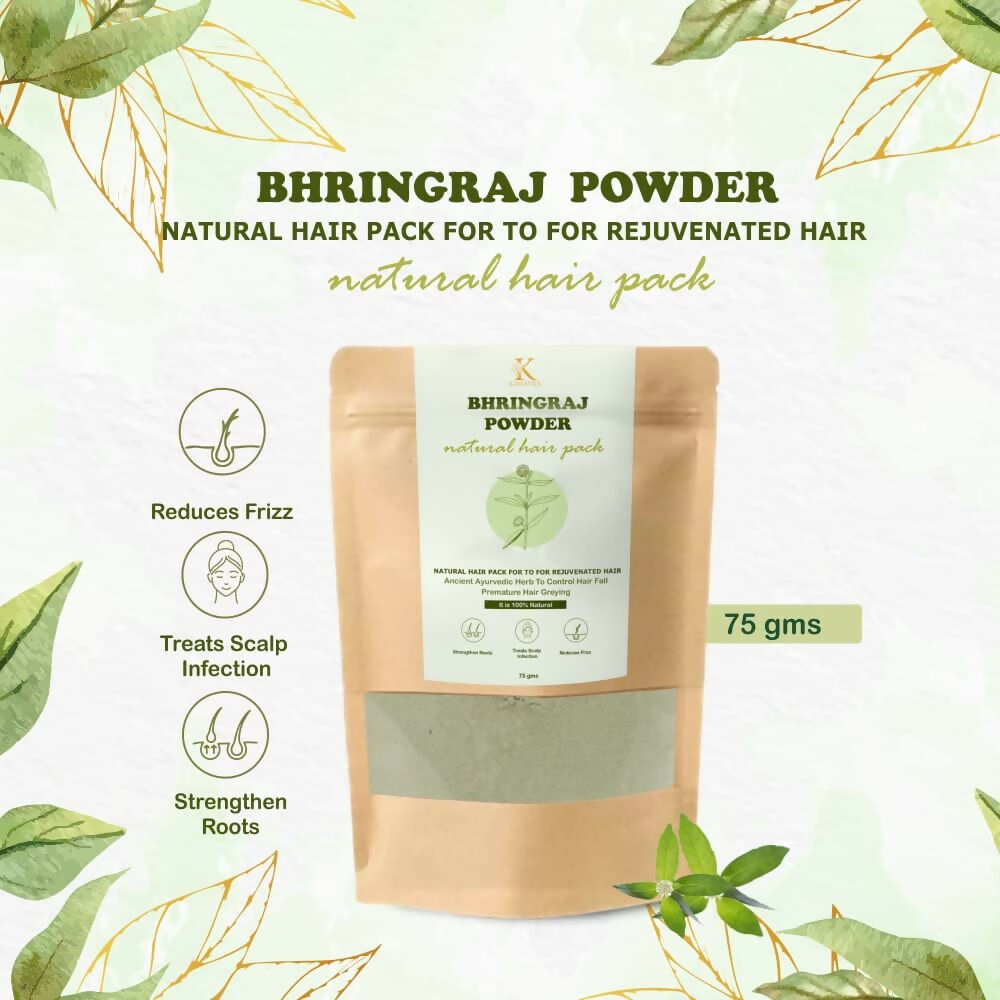 Kimayra Bhringraj Powder For Hair Growth & Reduces Frizz | Grocsy