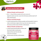 OurHerb Hibiscus Flower Powder For Face Pack And Hair Mask For All Types Of Hair | Grocsy