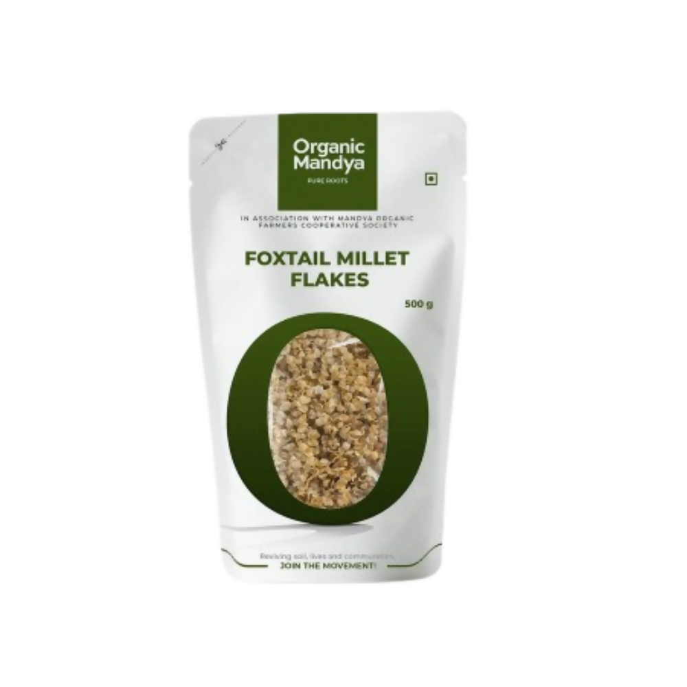 Organic Mandya Foxtail Millet Flakes | Grocsy
