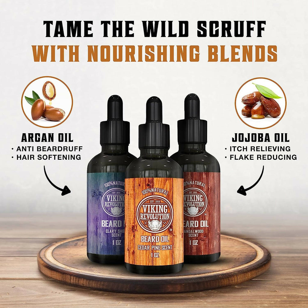 Viking Revolution Beard Oil Combo | Grocsy