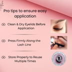 BOBI Self Adhesive Eyelashes SA30 Cat Eye – Winged Corner Volume | Grocsy
