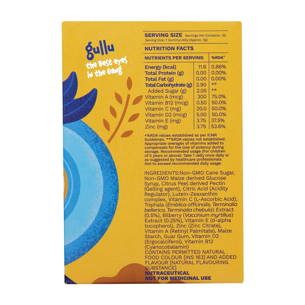 OZiva Kids Superfood Vision Multi Gummies | Grocsy