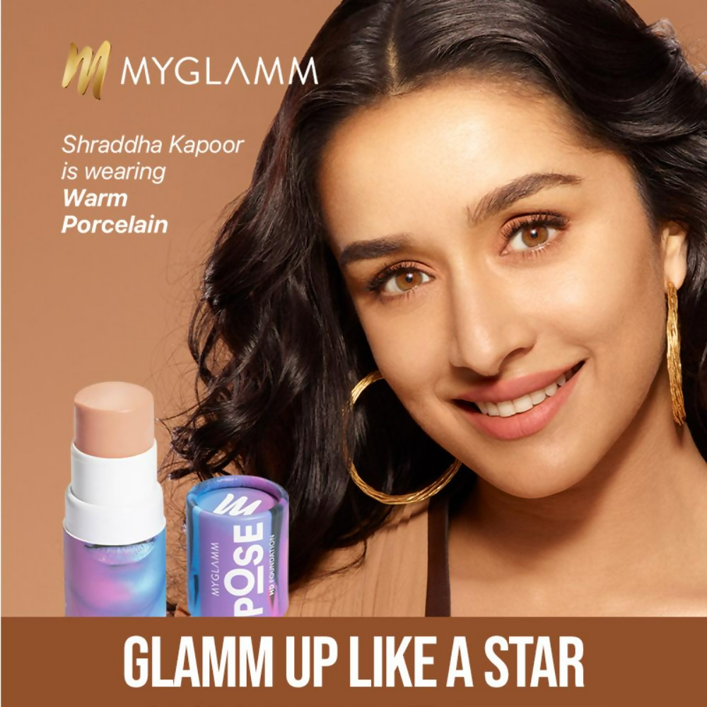 MyGlamm POSE HD Foundation Stick-Golden Honey | Grocsy