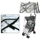 Safe-O-Kid Waterproof Transparent Rain Cum Shield Cover for Baby Pram & Strollers | Grocsy