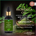 Al Masnoon Moringa Oil Infused with Extra Virgin Coconut Oil | Grocsy