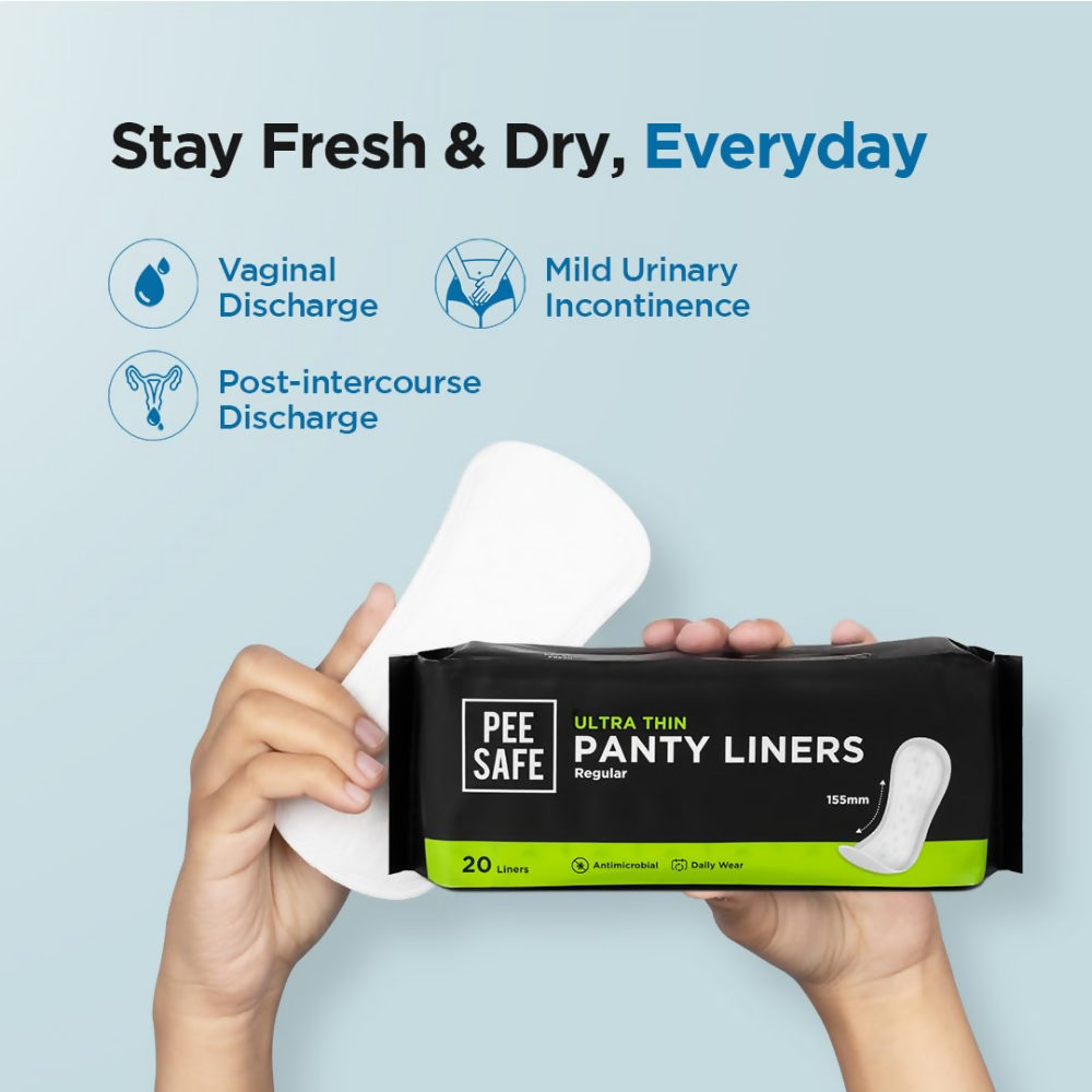 Pee Safe Panty Liners For Women (Small Size) | Grocsy