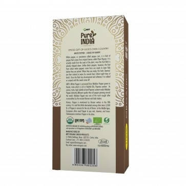 MRT Organics Pure India White Pepper | Grocsy