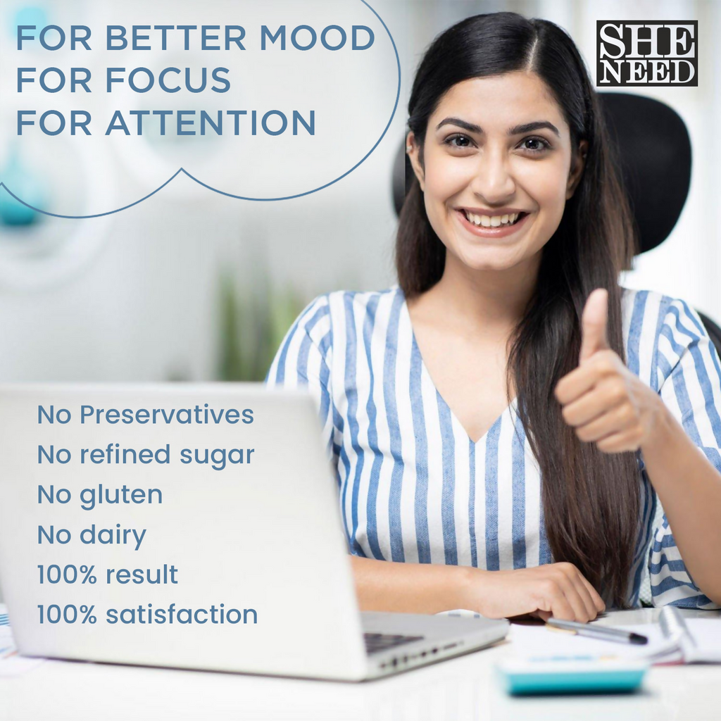 SheNeed Mood Booster For Mood Disorder Supplements Capsules | Grocsy