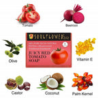 Soulflower Juicy Red Tomato Handmade Soap | Grocsy