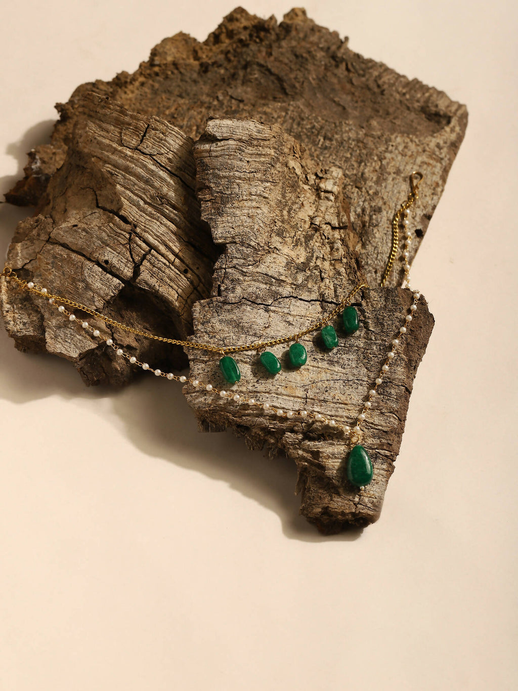 Women's Gold-Polished Necklace - Ruby Raang | Grocsy