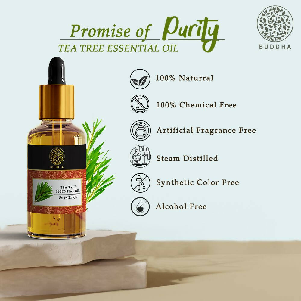 Buddha Natural Tea Tree Essential Oil | Grocsy