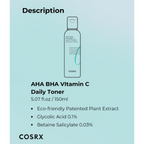 Cosrx Refresh AHA BHA Vitamin C Daily Toner | Grocsy