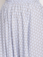 Ahalyaa Crepe Printed Top With Harem Pant | Grocsy
