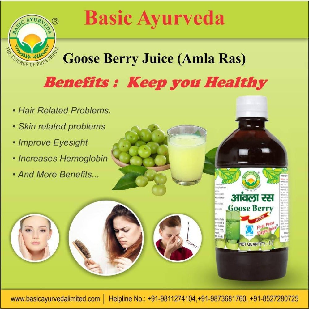 Basic Ayurveda Goose Berry Juice | Grocsy